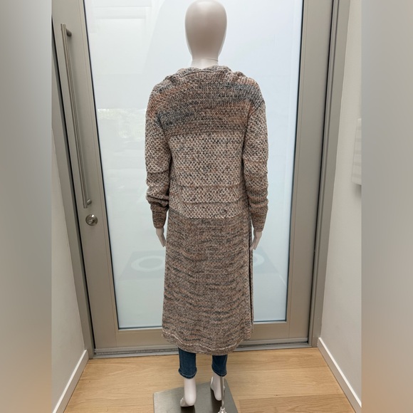 Prana Women's multi color knit Cardigan sweater coat. - Picture 3 of 8